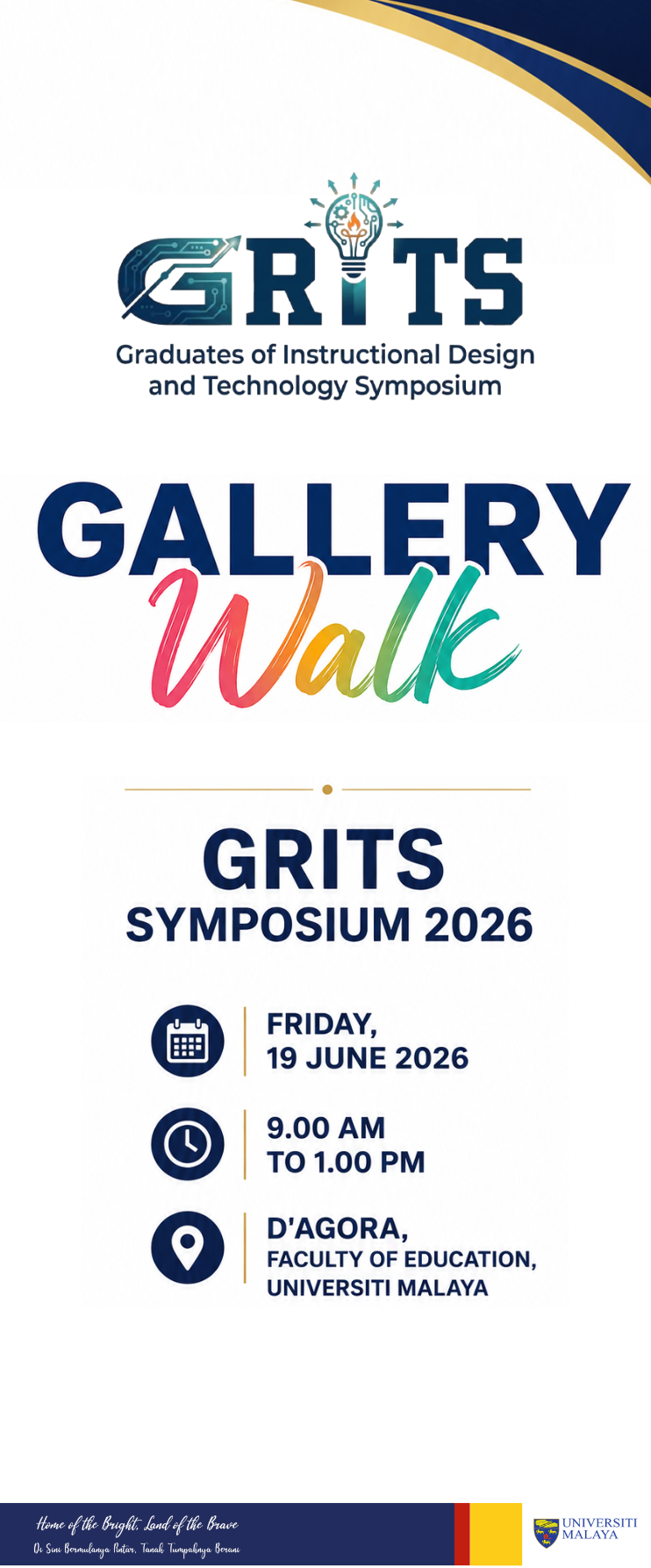 Promotional materials designed and printed for the Gallery Walk
